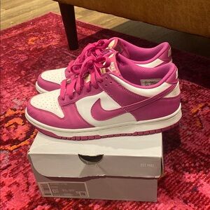 Nike Dunk Low (Active Fuschia) 7 Youth Size